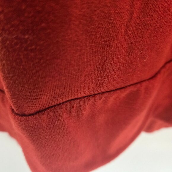 Eloquii Rust Orange V-Neck Long Sleeve T-Shirt 3x 22/24 - Picture 4 of 6